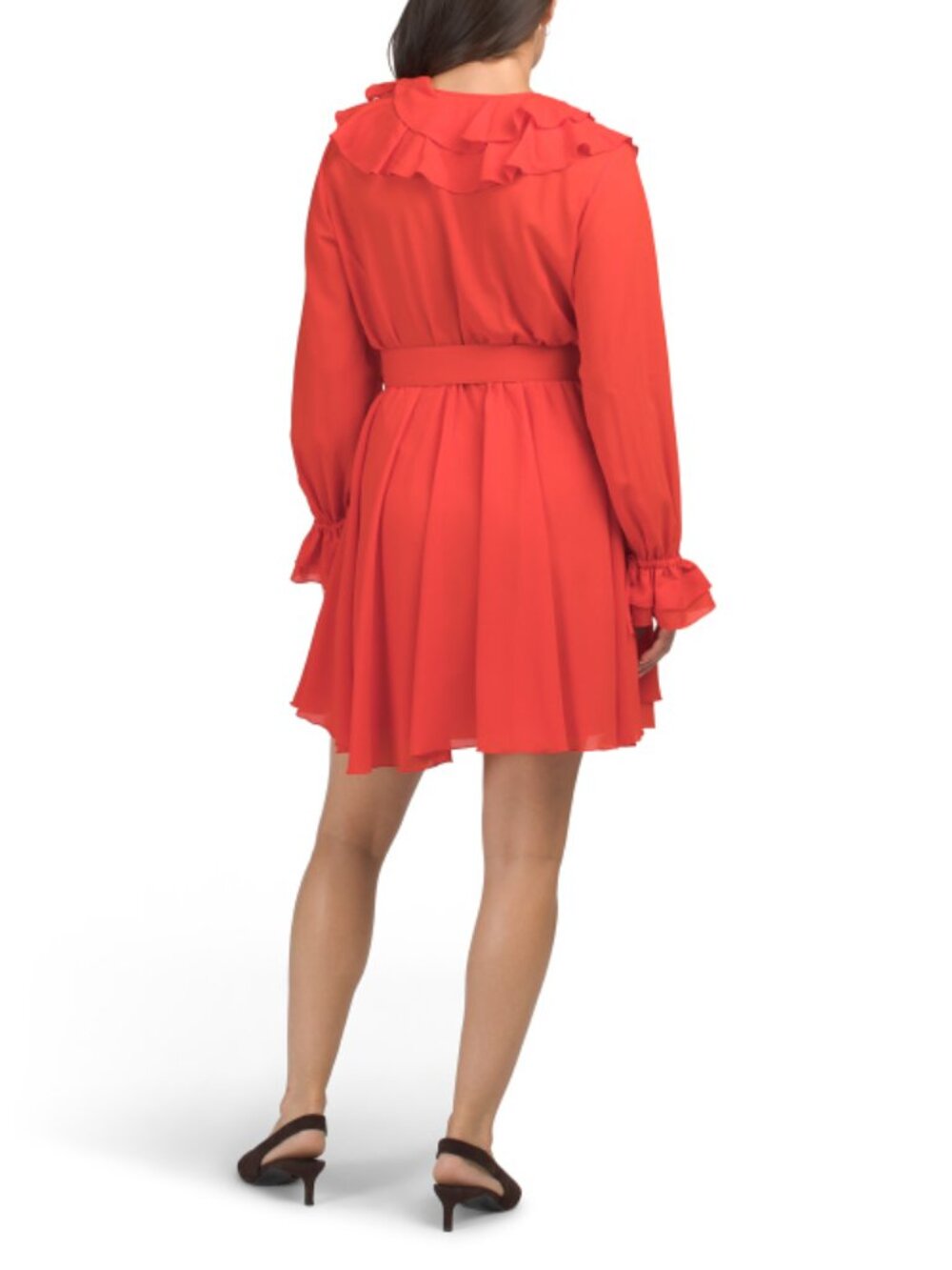 TOCCIN Elma Exaggerated Ruffle Mini Dress - Picture 2 of 2